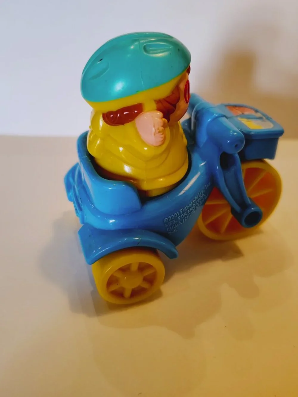 Fisher Price Little People Wheelies Maggie On Trike Eddie Camo Jeep Lot Of 2